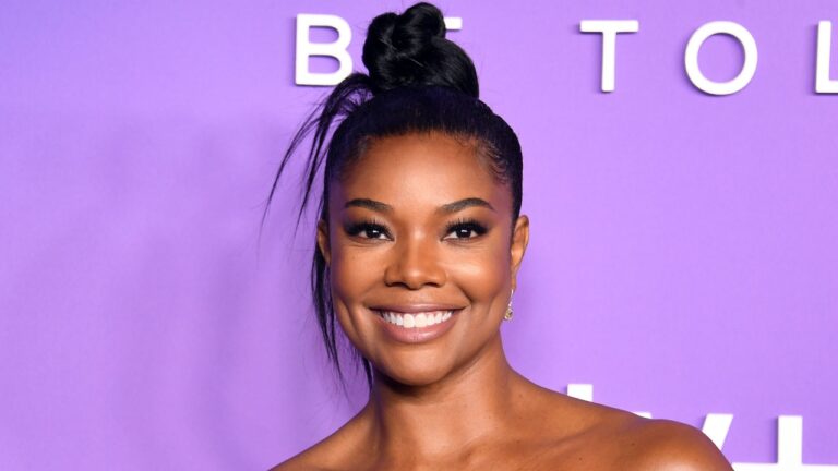 Gabrielle Union Thinks Her New Curly Updo Is a 10, and We Couldn’t Agree More — See Photos