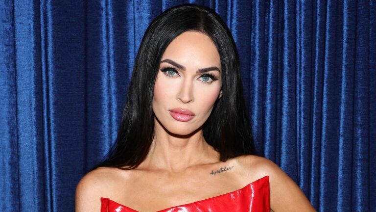 Goth Bride Megan Fox Just Debuted a Blonde Lob and Blunt Bangs — See Photos