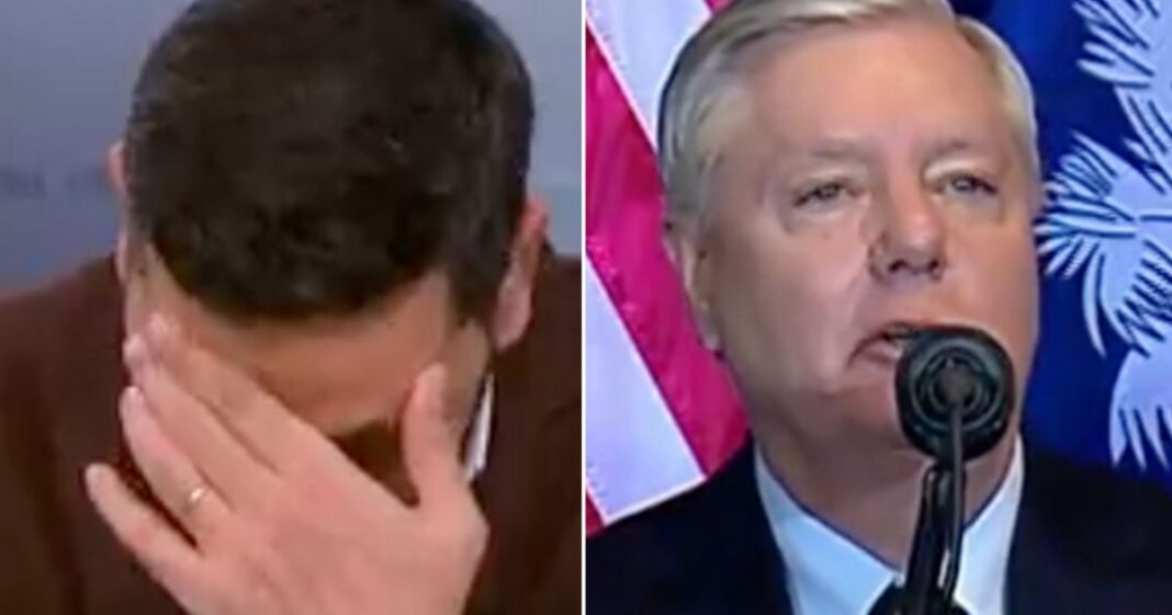 MSNBC Host Ridicules Lindsey Graham's ‘Hostage’ Video For Trump: ‘Blink Twice’