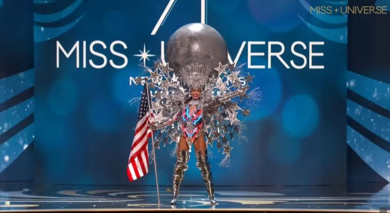 Miss USA R’Bonney Gabriel wears NASA-inspired moon costume in Miss Universe 2023