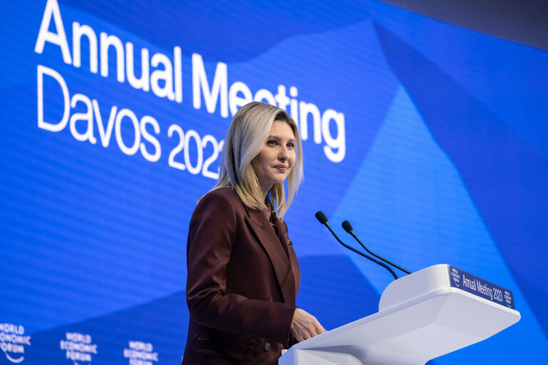 Olena Zelenska puts Ukraine under the spotlight at Davos