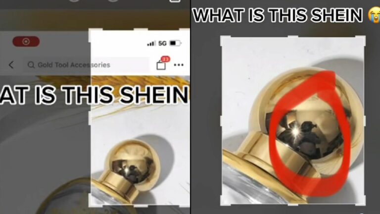 Shein takes down product listing after TikTok user spots racy reflection on bottle cap