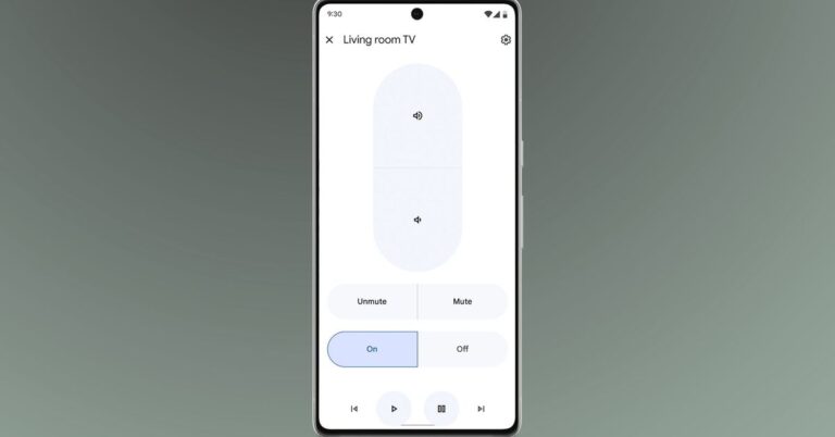 The Google Home app’s new TV remote adds volume and play controls