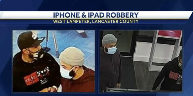 iPhone and iPad displays stolen in Lancaster County stores