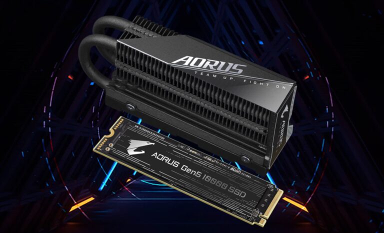 Gigabyte pairs Aorus Gen5 SSD with a gargantuan passive heatsink