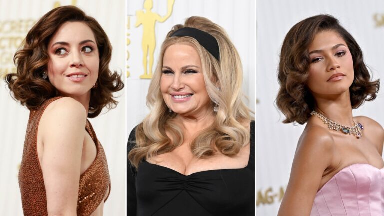 Swoopy 1960s Hair Was Everywhere at the SAG Awards — See Photos