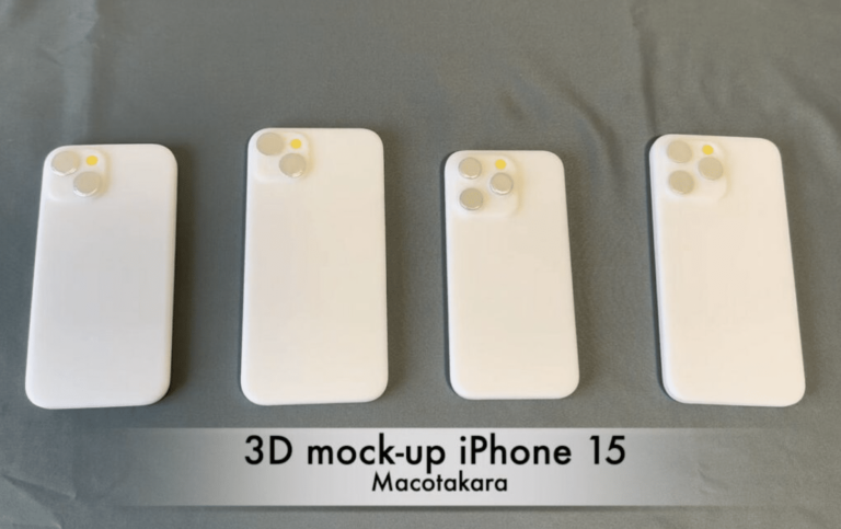 3D mock-ups of iPhone 15 models appear online