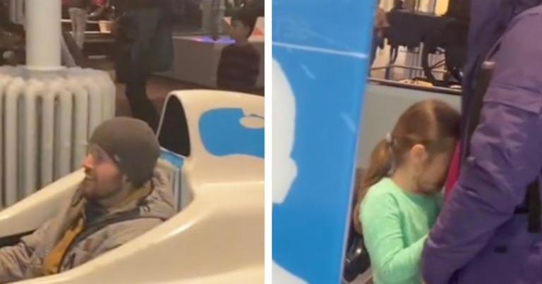 A Man Refused To Give Up His Spot On A Ride To A Crying Child