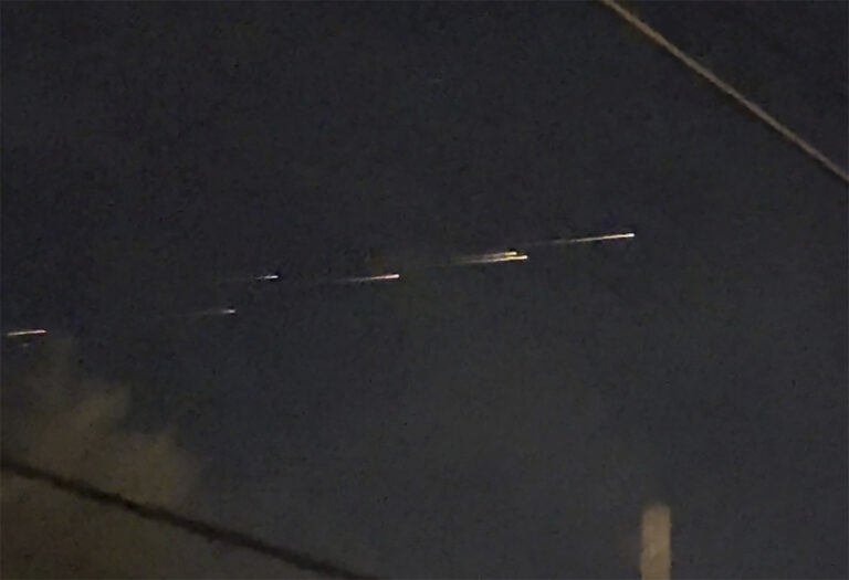 Mysterious streaks of light seen in the sky over California