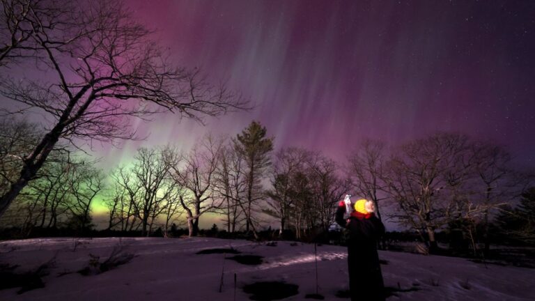 Skywatchers enjoy supercharged auroras from strongest solar storm in years