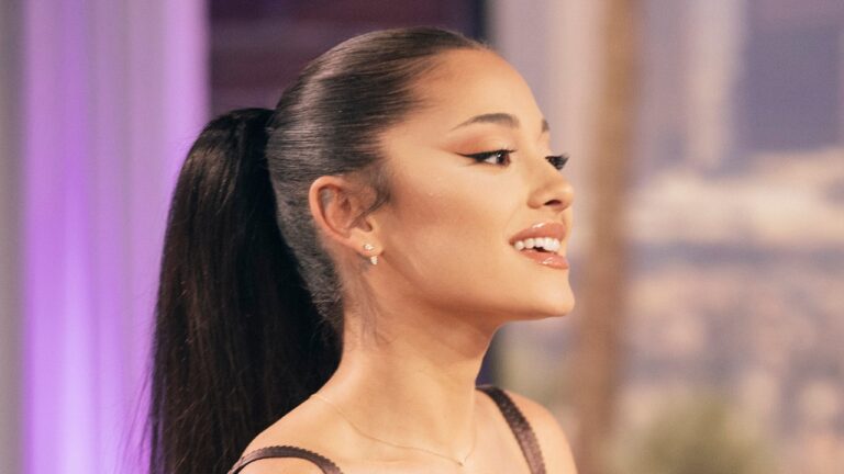 Ariana Grande Wore Winged Eyeliner — No, Like, Literally With Wings — See Photos