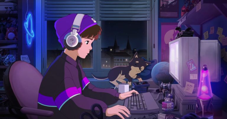 Lofi Girl’s new synthwave live stream features a new person — and their dog