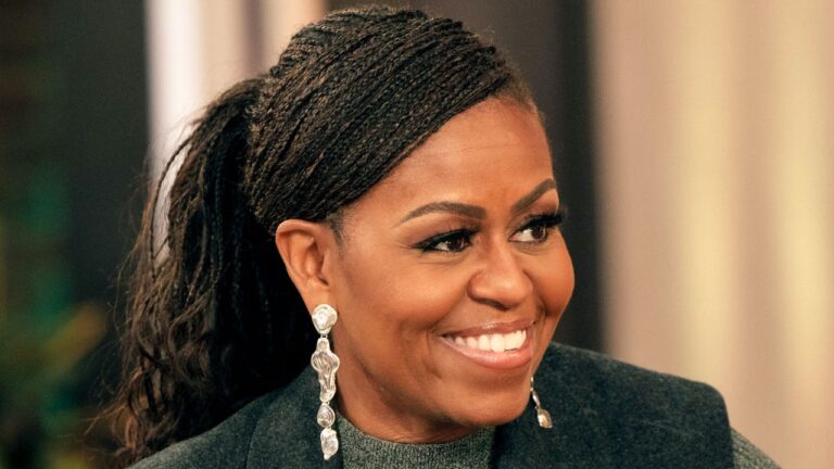 Michelle Obama’s Braided Protective Style Has a Curly Twist — See Photos