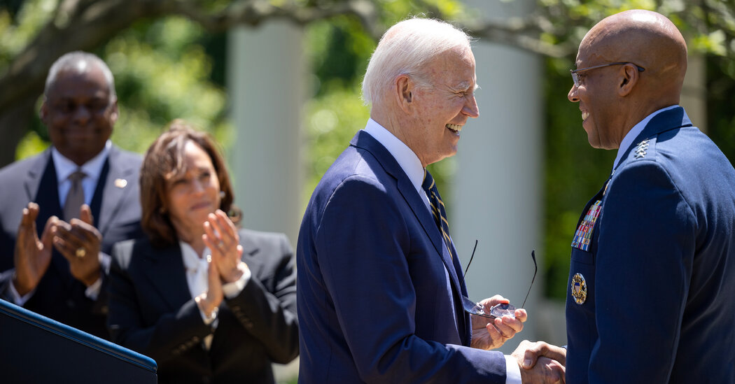 Biden Presents Gen. Charles Q. Brown as His Joint Chiefs Nominee