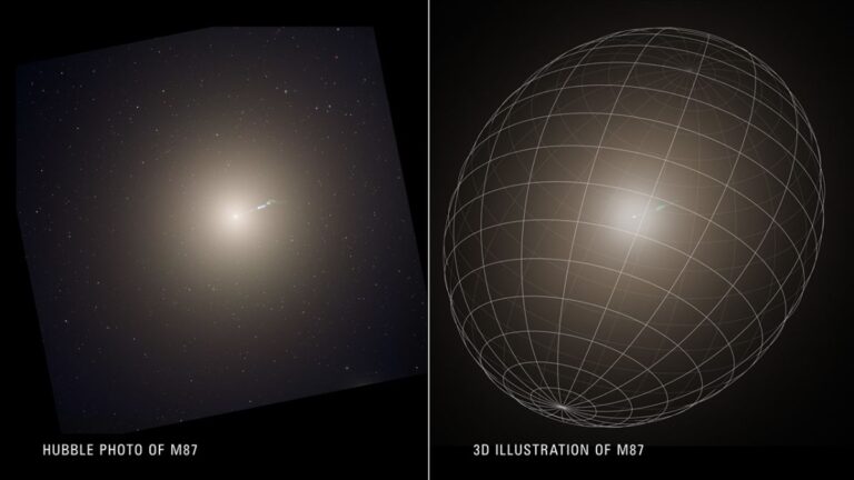 Enormous M87 galaxy looks like giant potato in 1st-ever 3D map