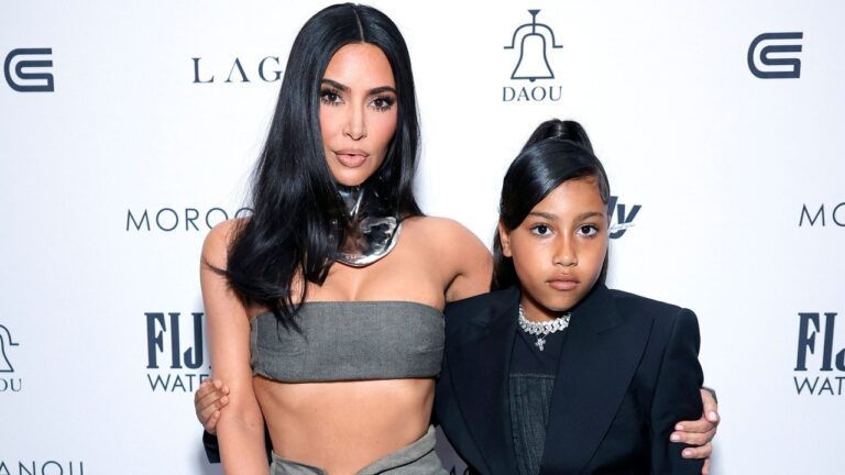 Kim Kardashian and North West Had Totally Opposite Beauty Vibes at the Met Gala — See Photo