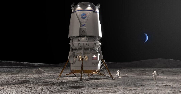 NASA picks Blue Origin to make a second human-crewed lunar lander