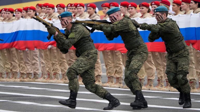 Russia vows on Victory Day to crush ‘neo-nazism’ in Ukraine as Zelenskyy marks World War II holiday