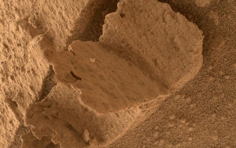 What Created This Mini Book-Shaped Rock on Mars?