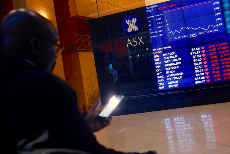 Australia stocks lower at close of trade; S&P/ASX 200 down 0.16%