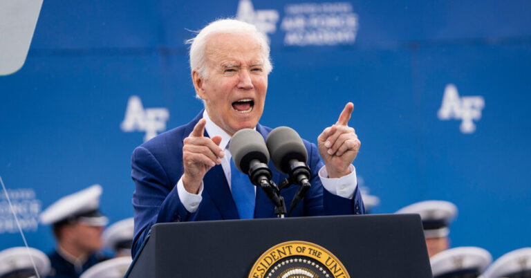 Biden Makes Case for Global Alliances at Air Force Academy Commencement