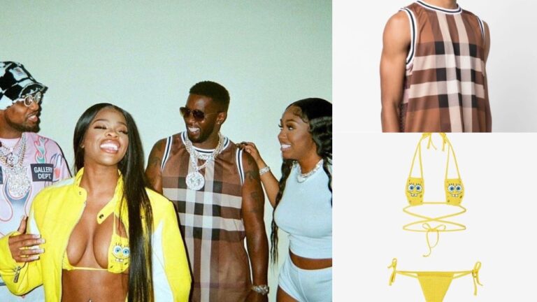 Diddy Wore a Burberry Tank Top and JT gave Spongebob Bikini Vibes on the Music Video Set of ‘Act Bad’