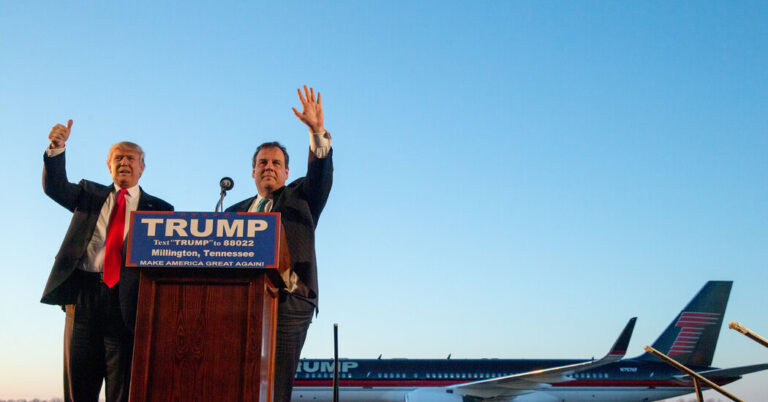 How Christie and Trump’s Friendship Flourished, Then Deteriorated