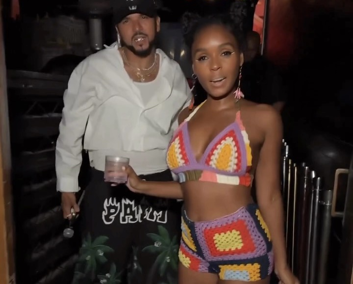 Janelle Monae Vibed Out in a Colorful Marni x No Vacancy Inn Knit Outfit