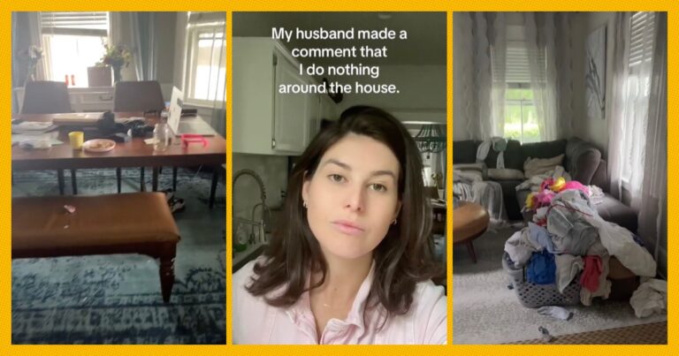 Mom Goes On Strike After Her Husband Claims She Does ‘Nothing Around The House’