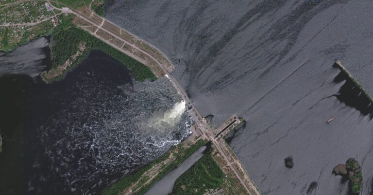 Ukraine Accuses Russia Of Blowing Up Major Dam, Warns Of Widespread Flooding