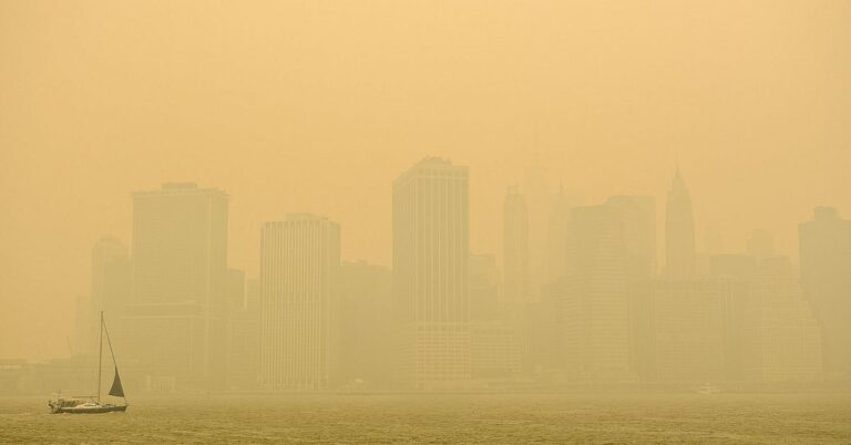 What New York City looked like stifled in wildfire smoke