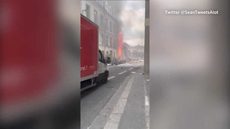 Witnesses capture aftermath of Paris explosion, dozens hurt