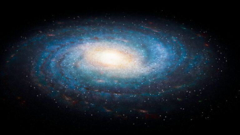 Alien’s-eye view of the Milky Way: Our galaxy is unusual but not unique