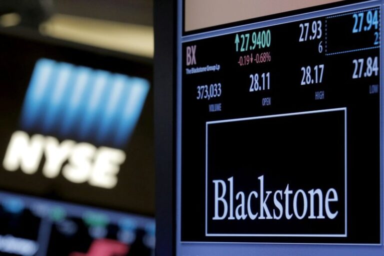 Blackstone’s quarterly earnings slump 39% as asset sales plummet