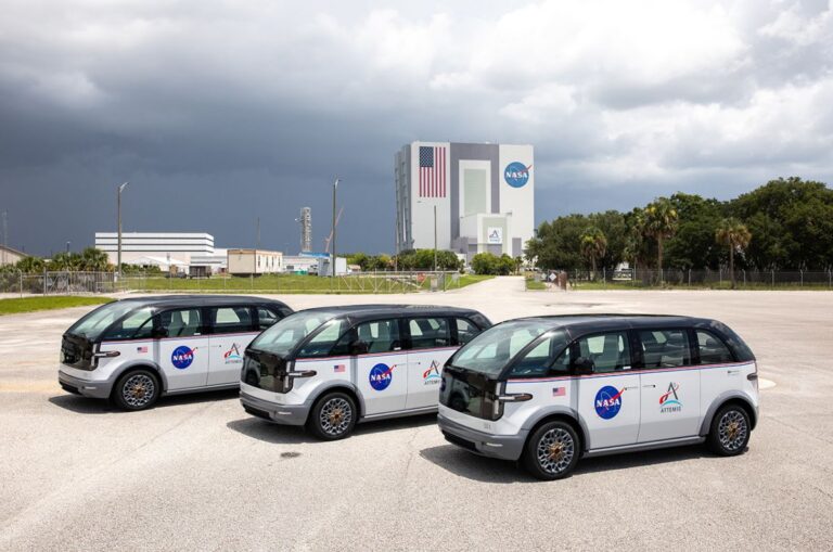 NASA’s new Artemis ‘astrovans’ arrive for use by moon-bound crews