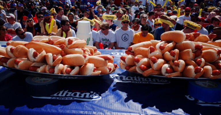 Nathan’s Famous Hot Dog Eating Contest Is Delayed by Rain After Miki Sudo Defends Women’s Title