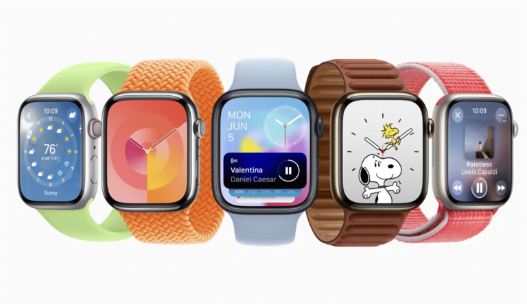 New animated Snoopy watch faces appear in watchOS 10 beta