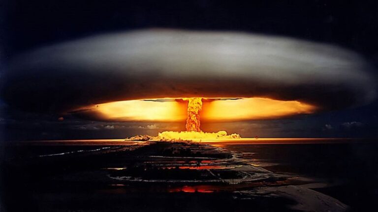 Nuclear bombs set off new geological epoch in the 1950s