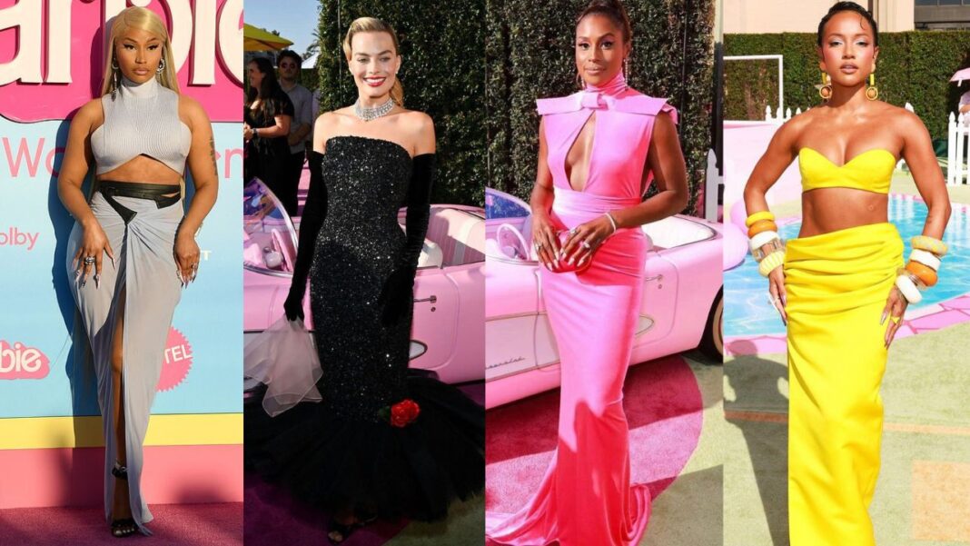 Prototype Margot Robbie in Custom Schiaparelli, Issa Rae in Marc Bouwer, Nicki Minaj in Alaia, Karrueche Tran in Christian Siriano & More