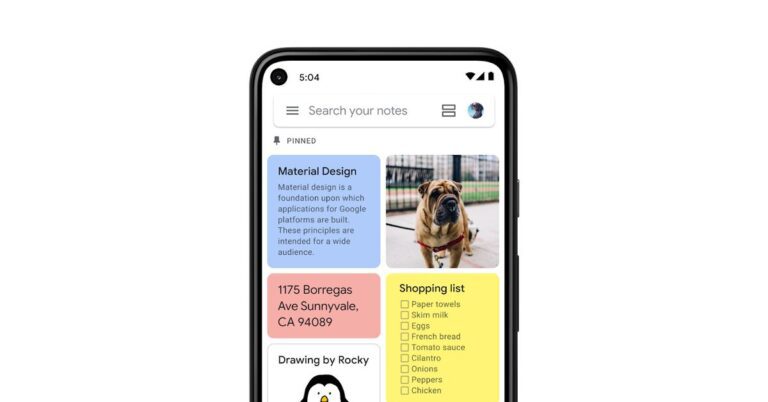Google Keep’s Android app is getting formatting tools and version history