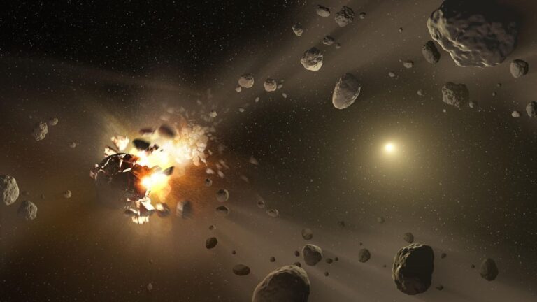 How many dangerous asteroids narrowly miss Earth each year?