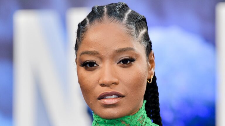 Keke Palmer Is So Rude for Posting This Blue-Streaked Hair at the End of My Work Day — See Photos