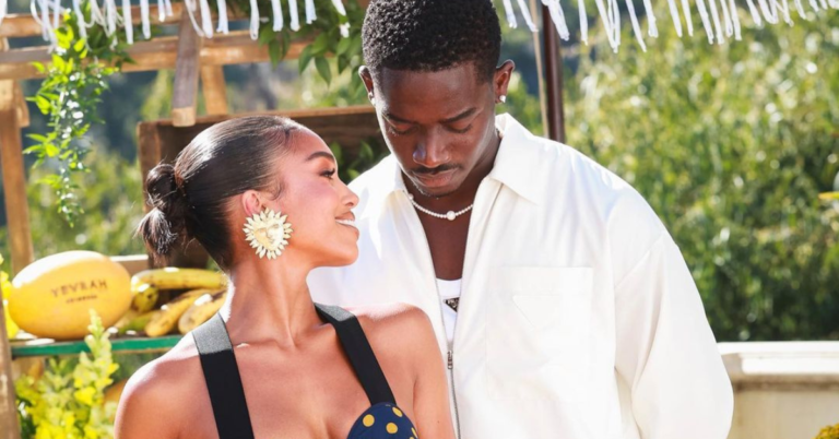 Lori Harvey Celebrates Yevrah Swim with Damson Idris, Winnie Harlow, and More in Vintage Polka-Dot Jean Paul Gaultier