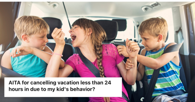 Mom Ends Family Vacation After Less Than A Day Due To Bad Behavior