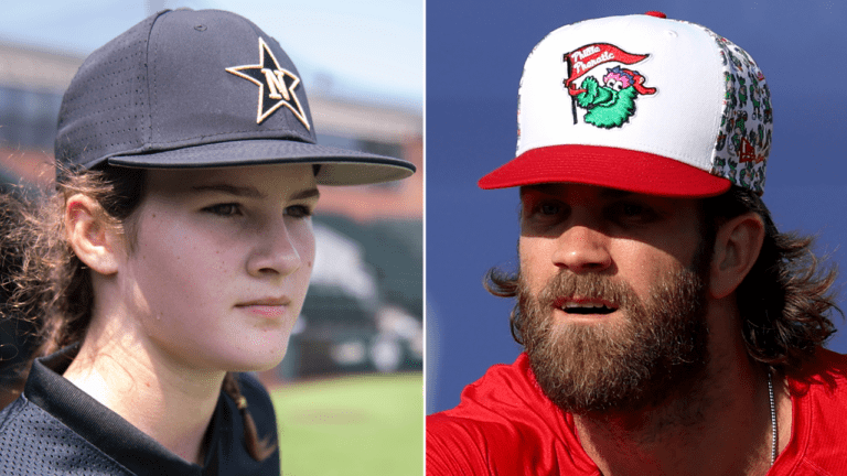Phillies’ Bryce Harper meets only female player in Little League World Series: ‘I’m really happy for you’