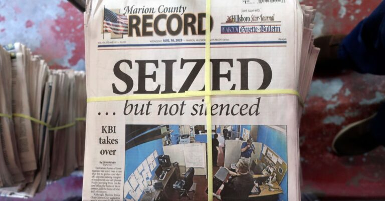 Raid On Kansas Newspaper Marion County Record Likely Broke The Law, But Which One?