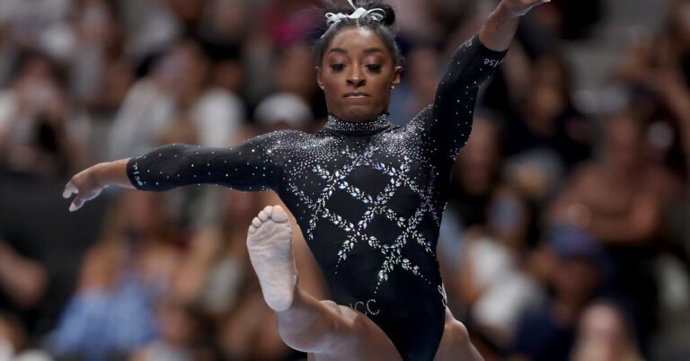 Simone Biles Shows She’s Not Just Easing Her Way Back