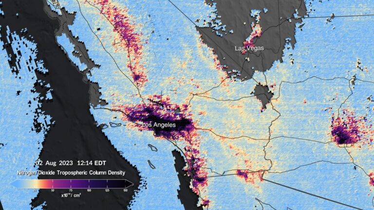 Watch NASA sensor measure US air pollution in real time (video)