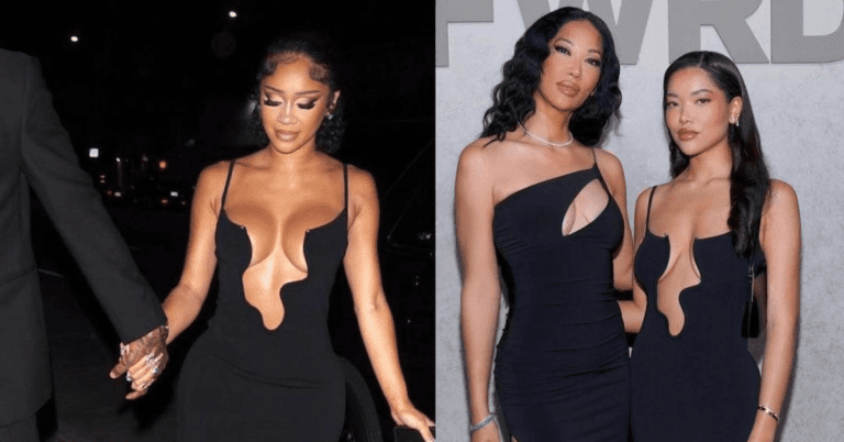 Who Wore It Better? Saweetie vs Ming Lee in a Plunging Christopher Esber Dress