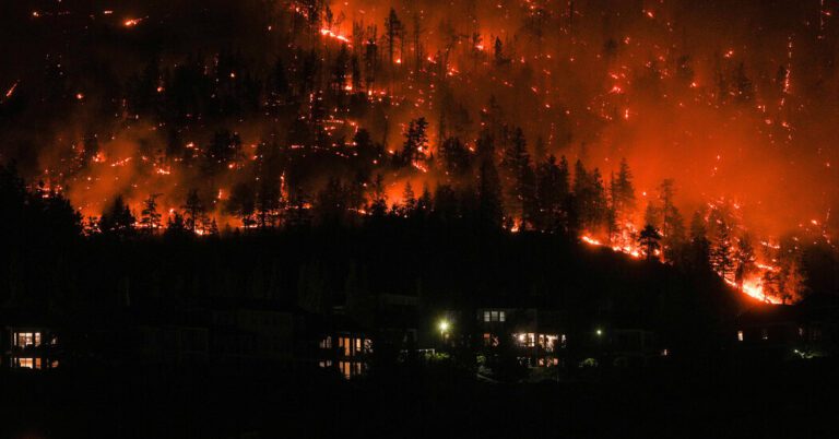 Wildfire in Kelowna, British Columbia, Expected to Leave Lasting Scar